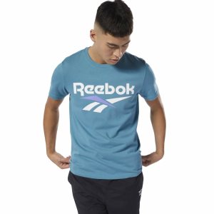 Reebok Classic Vector T Shirt Herren - Grün - DE 647-TFP